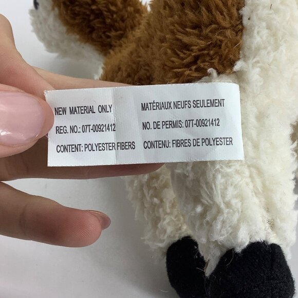 Scholastic Llama Plush Stuffed Animal Toy 7" Tall Brown White 2019 - Picture 6 of 6